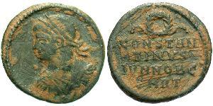  AE3 / 1 Фолліс Римська імперія (27BC-395) Бронза Констанцій II (317 - 361)