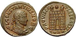  AE3 / 1 Фолліс Римська імперія (27BC-395) Бронза Констанцій II (317 - 361)