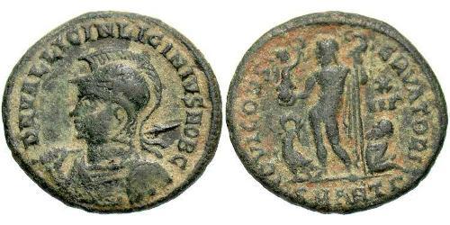  AE3 / 1 Фолліс Римська імперія (27BC-395) Бронза Ліциній II (315-326)