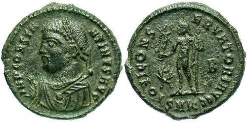  AE3 / 1 Фолліс Римська імперія (27BC-395) Бронза Костянтин I (272 - 337)