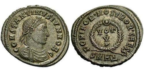  AE3 / 1 Фолліс Римська імперія (27BC-395) Бронза Костянтин I (272 - 337)