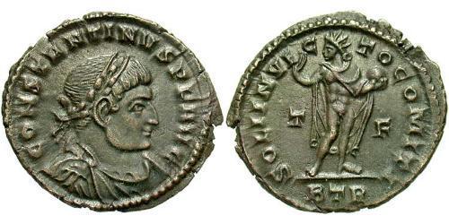  AE3 / 1 Фолліс Римська імперія (27BC-395) Бронза Костянтин I (272 - 337)