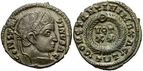  AE3 / 1 Фолліс Римська імперія (27BC-395) Бронза Костянтин I (272 - 337)