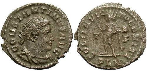  AE3 / 1 Фолліс Римська імперія (27BC-395) Бронза Костянтин I (272 - 337)