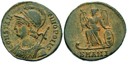  AE3 / 1 Фолліс Римська імперія (27BC-395) Бронза Костянтин I (272 - 337)