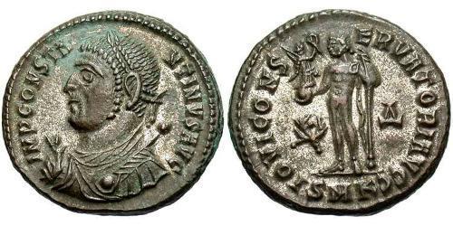  AE3 / 1 Фолліс Римська імперія (27BC-395) Бронза Костянтин I (272 - 337)