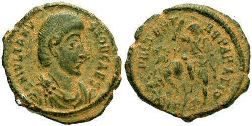  AE3 / 1 Фолліс Римська імперія (27BC-395) Бронза Юліан II  (331-363)