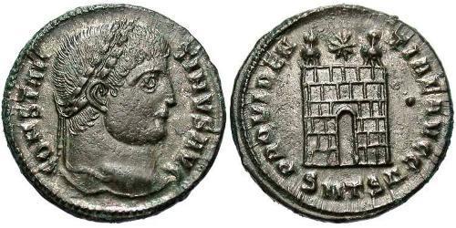  AE3 / 1 Фолліс Римська імперія (27BC-395) Бронза Костянтин I (272 - 337)