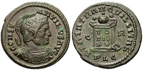  AE3 / 1 Фолліс Римська імперія (27BC-395) Бронза Костянтин I (272 - 337)