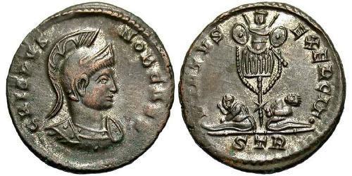  AE3 / 1 Фолліс Римська імперія (27BC-395) Бронза Крисп (305 - 326)