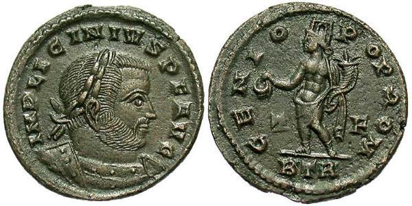  AE3 / 1 Фолліс Римська імперія (27BC-395) Бронза Ліціній I (265-324)