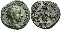  AE_ Imperio romano (27BC-395) Bronce Gordiano III(225-244)