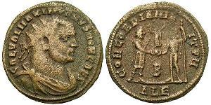  AE_ Imperio romano (27BC-395) Bronce Galerio Maximiano (260-311)