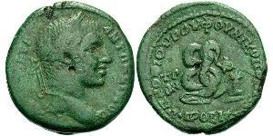  AE_ Imperio romano (27BC-395) Bronce Heliogábalo (203-222)