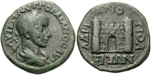  AE_ Imperio romano (27BC-395) Bronce Gordiano III(225-244)