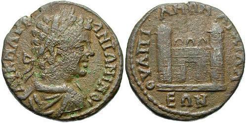  AE_ Imperio romano (27BC-395) Bronce Caracalla (188-217)