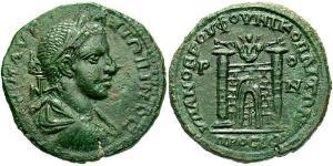  AE_ Empire romain (27BC-395) Bronze Héliogabale (203-222)