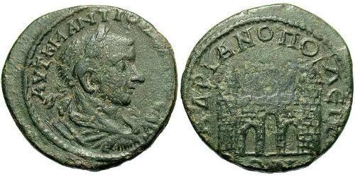  AE_ Empire romain (27BC-395) Bronze Gordien III(225-244)