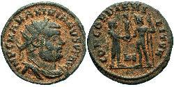  AE_ Roman Empire (27BC-395) Bronze Maximianus (250-310)