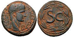  AE_ Roman Empire (27BC-395) Bronze Nero  (37- 68)