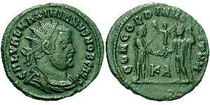  AE_ Roman Empire (27BC-395) Bronze Galerius Maximianus (260-311)