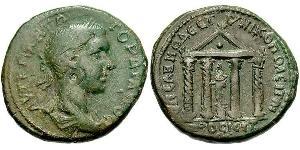  AE_ Roman Empire (27BC-395) Bronze Gordian III (225-244)