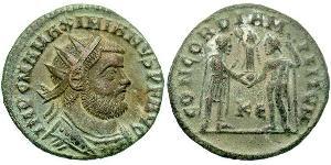  AE_ Roman Empire (27BC-395) Bronze Maximianus (250-310)