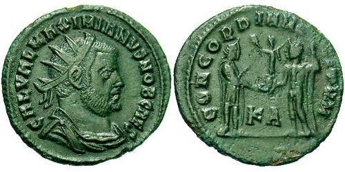  AE_ Roman Empire (27BC-395) Bronze Galerius Maximianus (260-311)