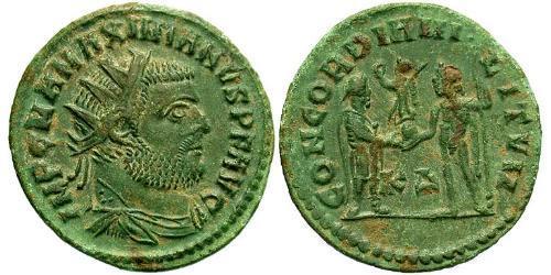  AE_ Roman Empire (27BC-395) Bronze Maximianus (250-310)