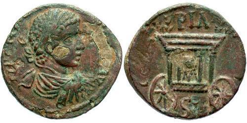  AE_ Roman Empire (27BC-395) Bronze Elagabalus (203-222)