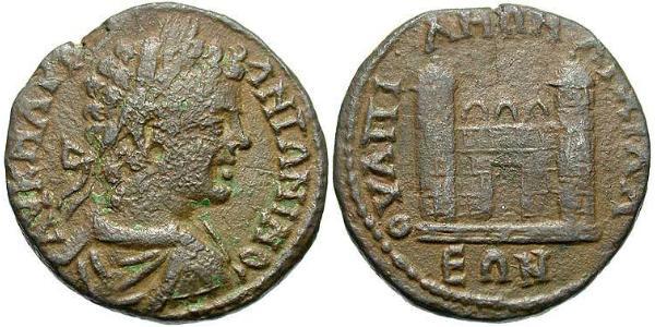  AE_ Roman Empire (27BC-395) Bronze Caracalla (188-217)