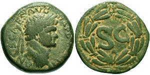  AE_ Impero romano (27BC-395) Bronzo Domiziano (51-96)