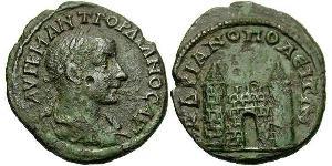  AE_ Impero romano (27BC-395) Bronzo Gordiano III(225-244)