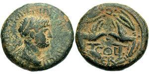  AE_ Impero romano (27BC-395) Bronzo Adriano (76 - 138) 