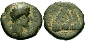  AE_ Impero romano (27BC-395) Bronzo Lucio Vero (130-169)