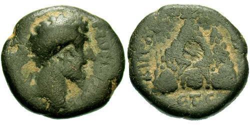  AE_ Impero romano (27BC-395) Bronzo Lucio Vero (130-169)