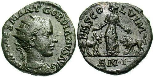  AE_ Impero romano (27BC-395) Bronzo Gordiano III(225-244)