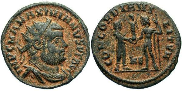  AE_ Impero romano (27BC-395) Bronzo Massimiano (250-310)