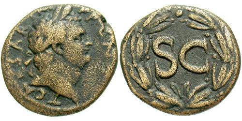  AE_ Impero romano (27BC-395) Oricalco Tito (39-81)