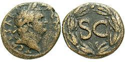  AE_ Imperio romano (27BC-395) Orichalcum Tito (39-81)