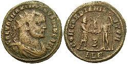  AE_ Римская империя (27BC-395) Бронза Галерий Максимиан (260-311)