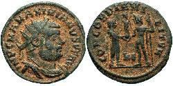  AE_ Римская империя (27BC-395) Бронза Максимиан (250-310)