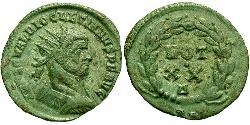  AE_ Римская империя (27BC-395) Бронза Диоклетиан (244-311)