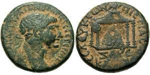  AE_ Римская империя (27BC-395) Бронза Траян (53-117)