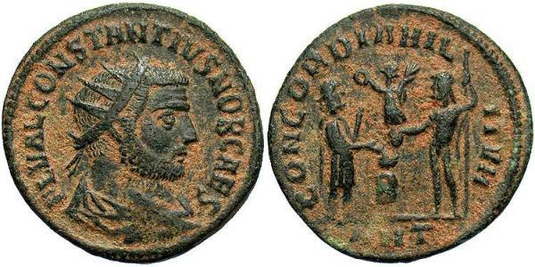  AE_ Римская империя (27BC-395) Бронза Константин I (272 - 337)