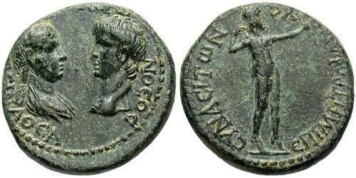  AE_ Римська імперія (27BC-395) Бронза Нерон (37- 68)