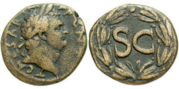  AE_ Римская империя (27BC-395) Орихалк Тит (39-81)