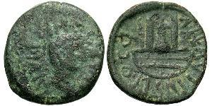  AE_ 羅馬帝國 青铜 Augustus (63BC- 14) 