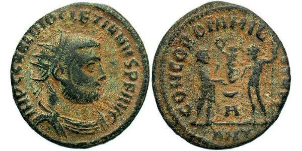  AE_ 羅馬帝國 青铜 Diocletian (244-311)