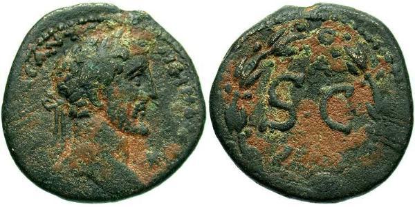  AE_ 羅馬帝國 青铜 Antoninus Pius  (86-161)
